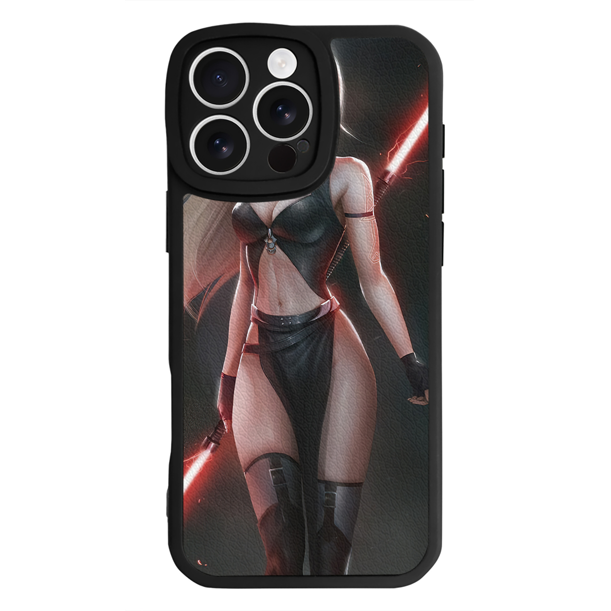 （画像用） スター・ウォーズ Star Wars 【iPhone 16シリーズ対応】シリコンスマホケース（レザー調） 材質：シリコン